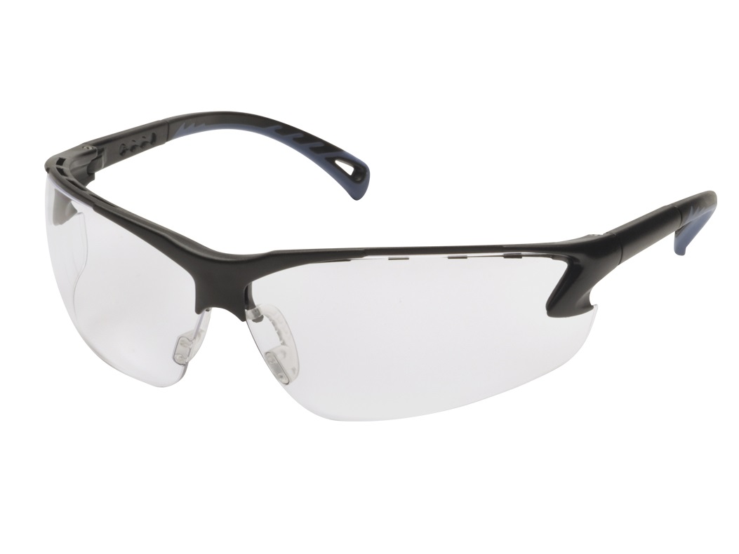 ASG Clear Lens Protective Glasses with Adjustable Temples